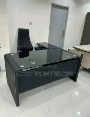 Glass Top Executive Office Table