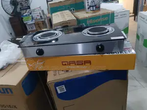 Qasa 2 Burner Infrared Gas Cooker Toughened Glass – 2025 Stock