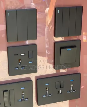 Black Luxury Socket and Switch