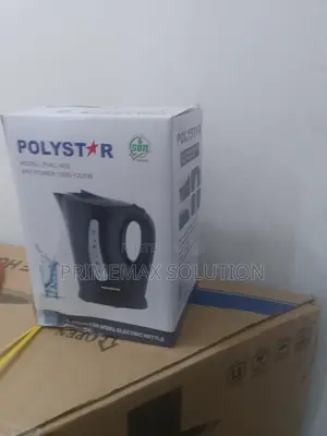 Modern Black White Polystar PVKL-903: 1.8l Kettle for Easy Pouring