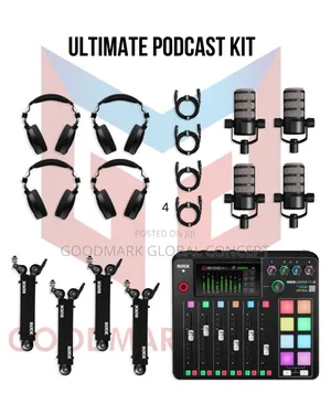 Brand New Rode Ultimate Podcast Kit| Rodecaster Pro Ii (4-Person )