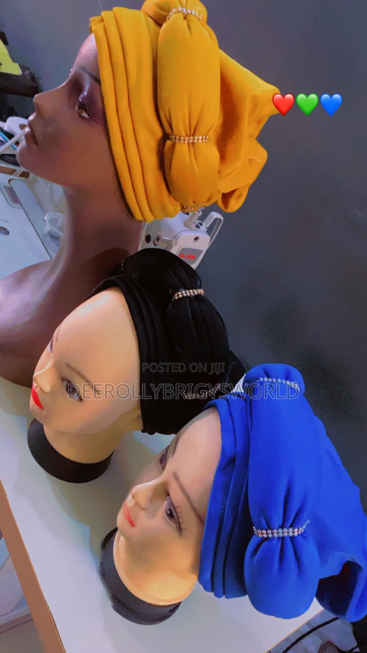 Turbans and Sequence Beret