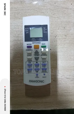 Panasonic Ac Remote Control