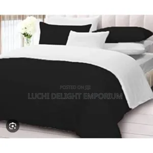 Black/White American Cotton Duvet Only- 6/6