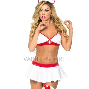 Nurse Cosplay Uniform Costume Women Sexy Lingerie