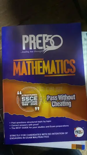 Prep50 Mathematics "Jamb, Waec, Neco Utme Past Questions (1988-2025)