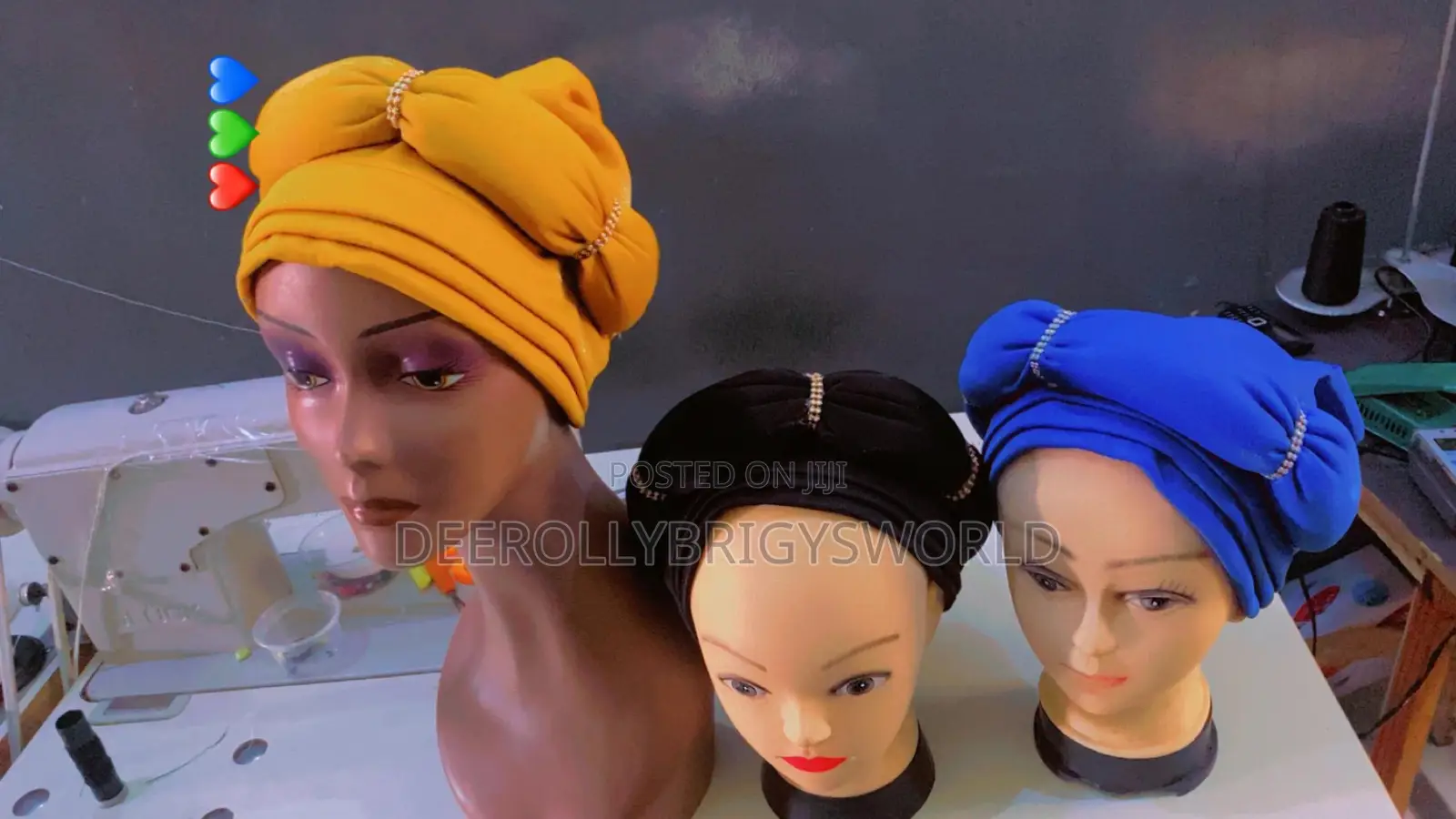 Turbans and Sequence Beret