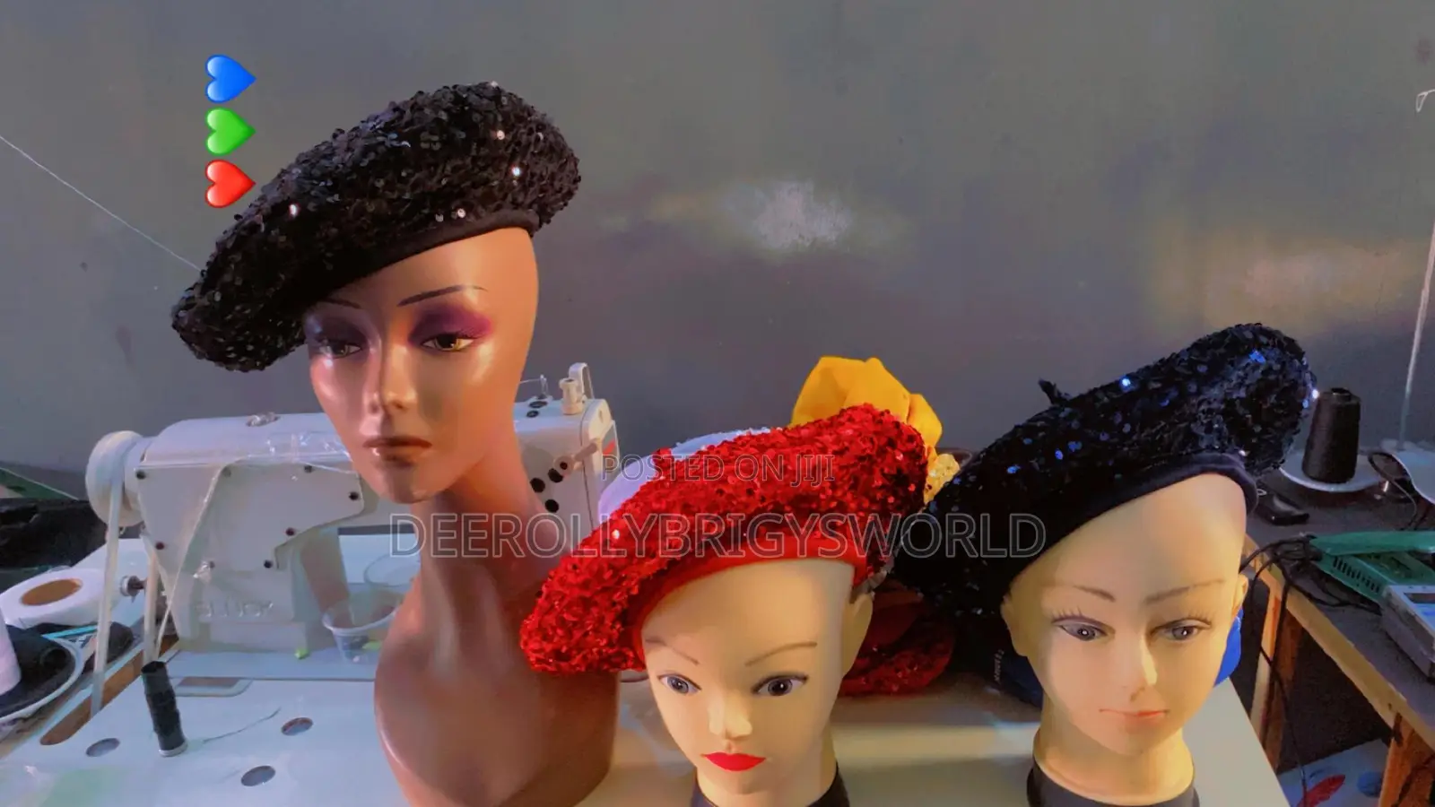 Turbans and Sequence Beret