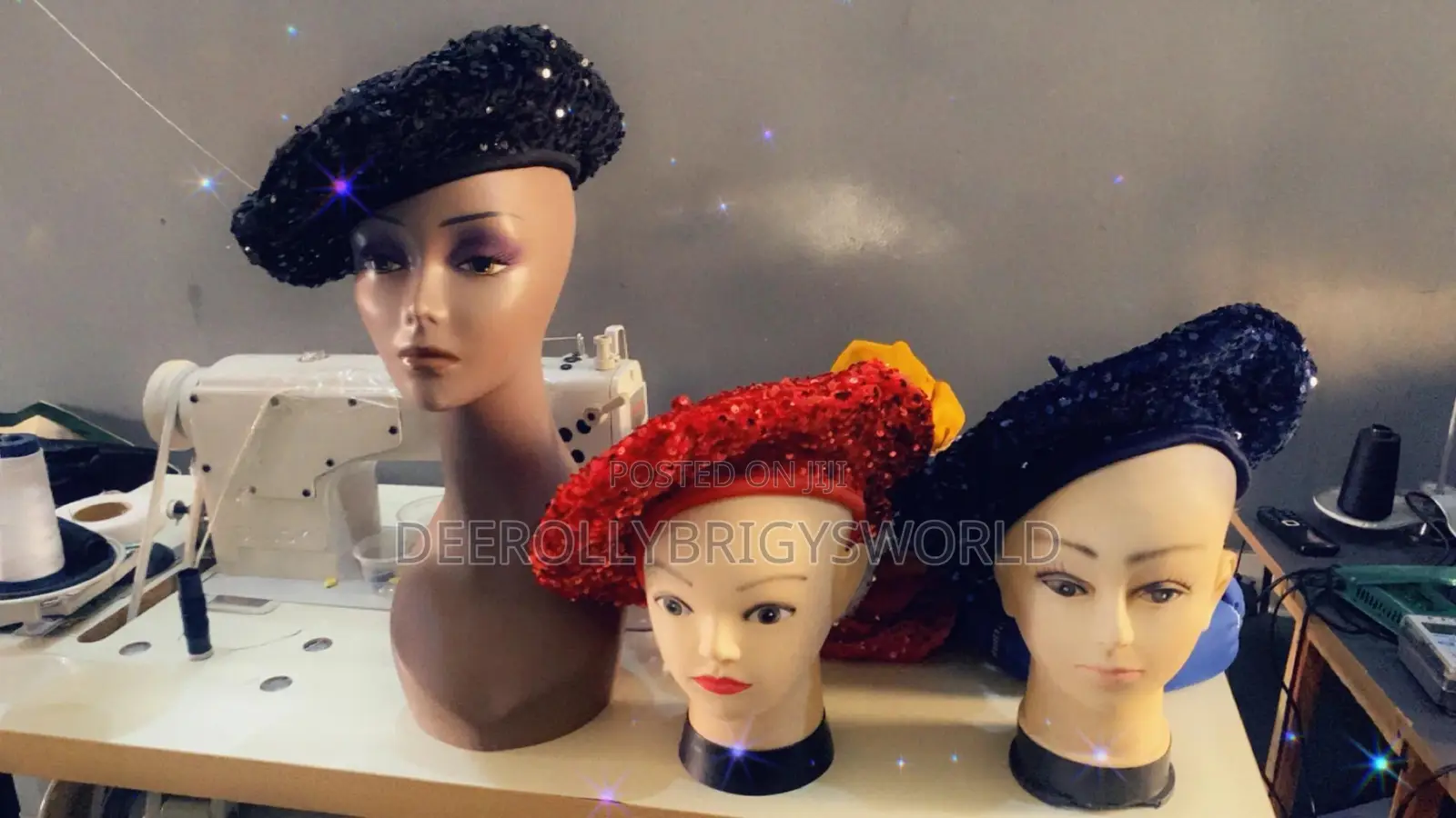 Turbans and Sequence Beret