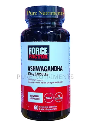 Force Factor Ashwagandha 600mg 60 Capsules – Stress Mood Support