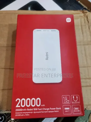 Redmi 20000mah Power Bank. Mi 18w Power Bank. Type C in and Out.