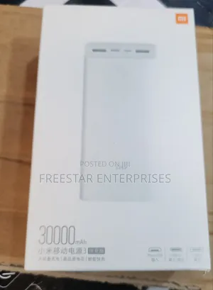 Reredmi 30000mah Power Bank. Mi 18w Power Bank. Type C in and Out.