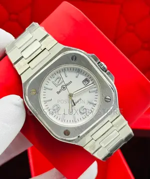 Bell Rose Quality Luxury Men Chain Strap Wristwatch