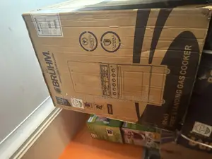 Bruhm 60 By 60 Standing Gas Cooker 4 Gas Burner With Grill And Oven