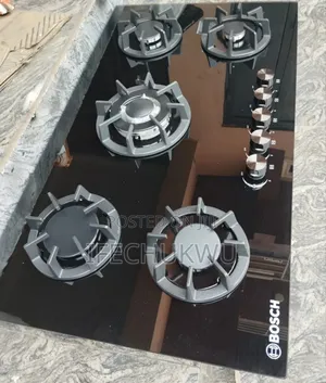 Original 90cm Built-in Cooker Hob 5 All Gas Automatic Burners Copper
