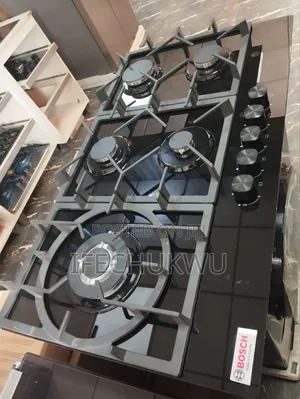 Bosch 90cm Latest New Nonbs Control Built-in 5 Burners Gas Cooker Hob