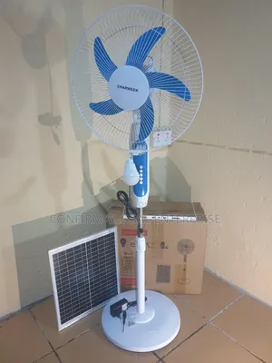 Powerful 16" Inches Solar Rechargeable Fan