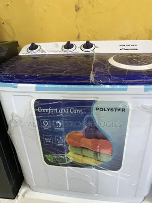 Polystar 7kg Top Load Twin Tub Washer for Home Use