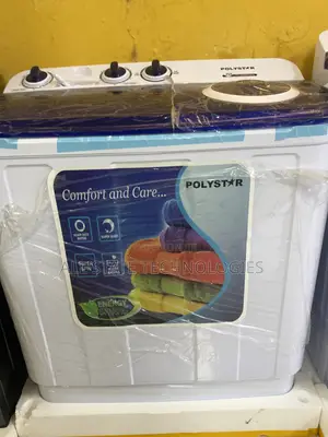 Polystar 7kg Manual Twin Tub Washing Machine – Strong Motor