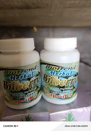 Pile Hemorroid Herbal Capsule Bilberry Biotrend