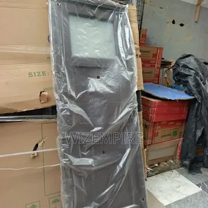 Brow PVC Toilet Doors Available