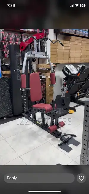 One Multi Station Gym Machine With Leg Press