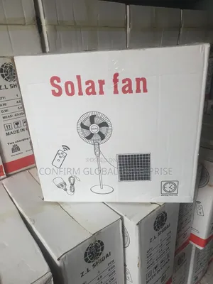 Brand New Solar Standing Fan With Remote