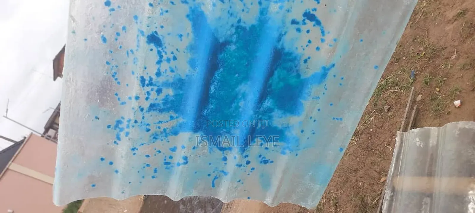 Splash Design Transparent Roofing Sheet