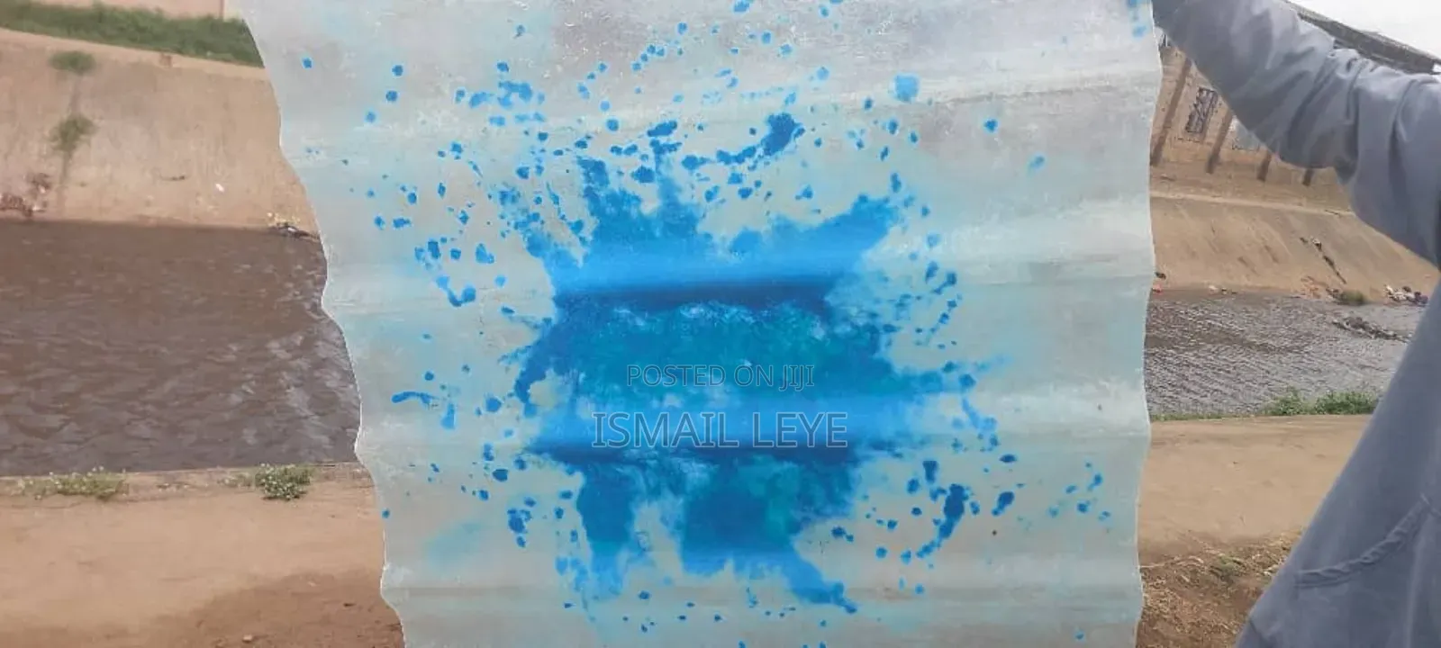 Splash Design Transparent Roofing Sheet