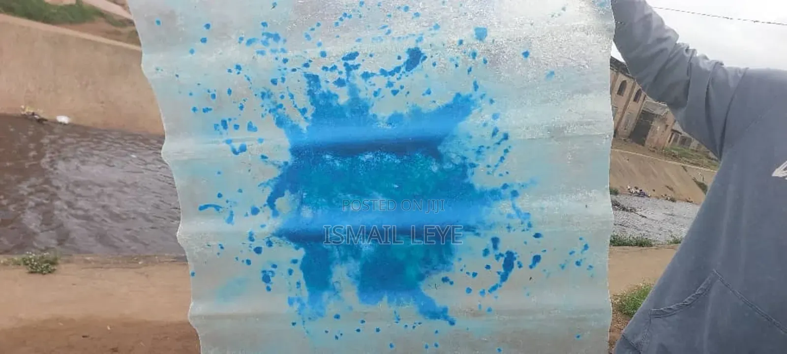 Splash Design Transparent Roofing Sheet