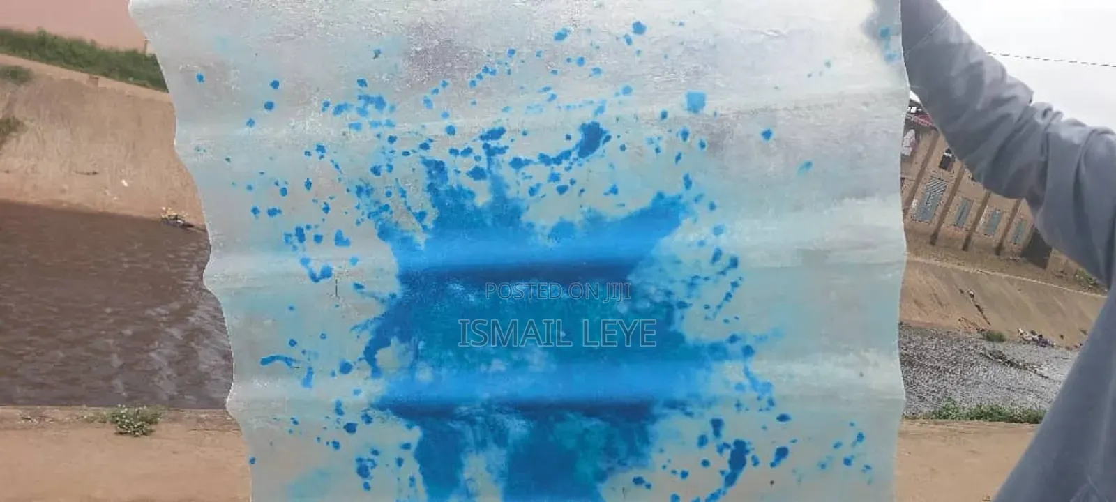 Splash Design Transparent Roofing Sheet