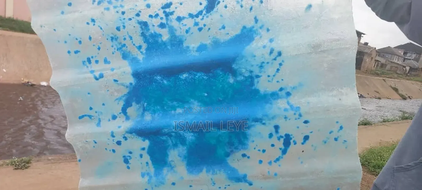 Splash Design Transparent Roofing Sheet