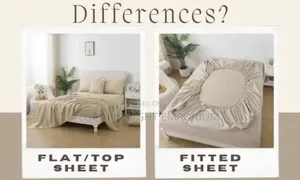 Fitted Sheet Mattress Protector + 2 Bed Pillows