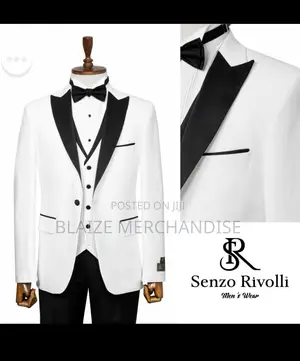 White Senzo Rivolli Tuxedo 40-60