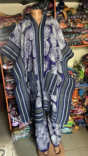 Adire Crepe Kimono Jacket and Trouser