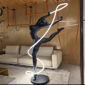 Humanoid Sculpture Ballerina Lady Light