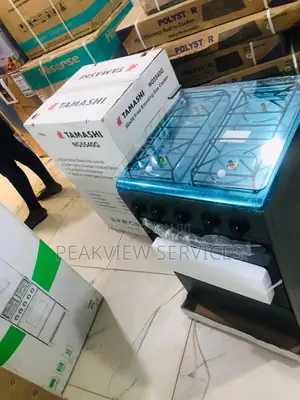 Tamashi Ng5540g Uniform Heat 4 Burner Gas Cooker