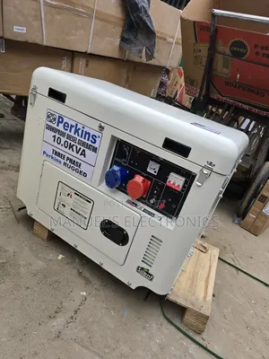 Original Perkins Three Phase Diesel Soundproof Gen 10kva 1years Wty