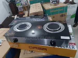 Qasa Qgc2bg Compact Double-burner Gas Stove