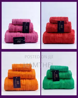 3in1 Luxury Towel Set For Personal Use And Souveiners
