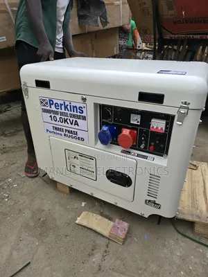 Heavy-duty 10kva Perkins Three Phase Diesel Soundproof Gen 1years Wty