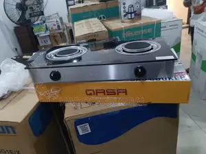Qasa Qgc2bg Slim Double Gas Cooker