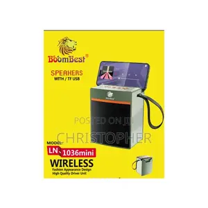 Boombest Ln-1036mini Portable Super Bass Bluetooth Wireless Speaker