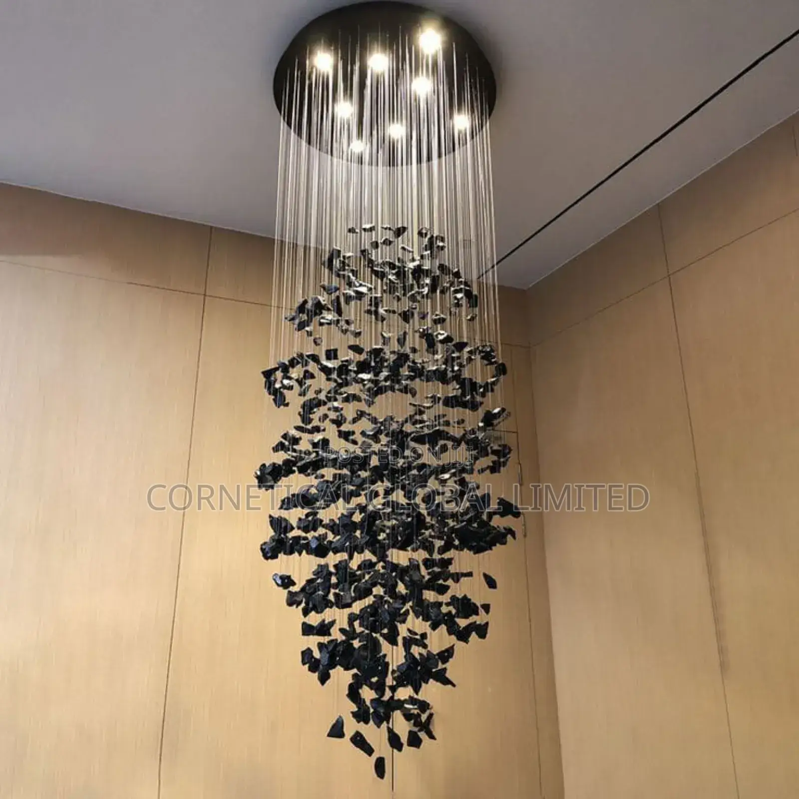 Modern Quality Luxury Rustic Leaf Chandelier