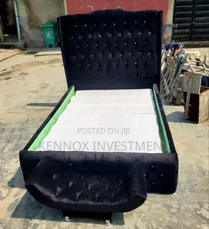 4.5 by 6 Bedframe With Foot Rest