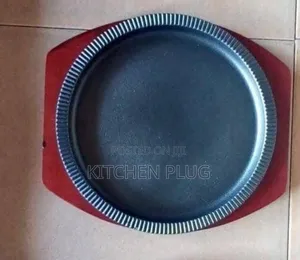 Cast Iron Sizzling Plate Set, Commonly Used for Serving Hot Dishes