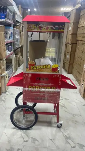 Pop Corn Machine With Cart