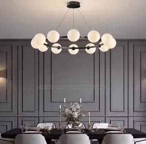 Bubble Glass Round Chandelier