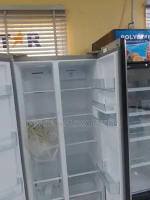Polystar Side-by-Side Refrigerator – Water Dispenser Ice Maker