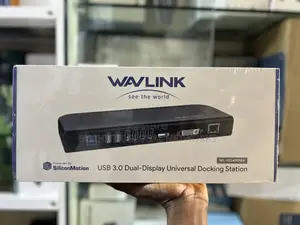 Wavlink Usb 3.0 Dual Display 11-in-1 Universal Docking Station.